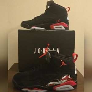 Jordan MVP Bred In Black and Red High-Top Sneakers Size13